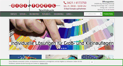 Desktop Screenshot of digi-textil.de