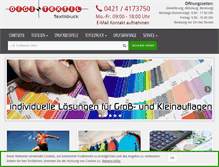 Tablet Screenshot of digi-textil.de